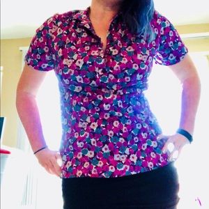 DONATED Vintage Floral Blouse